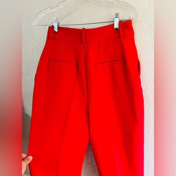 Zara trousers size XS New red color - Picture 7 of 12